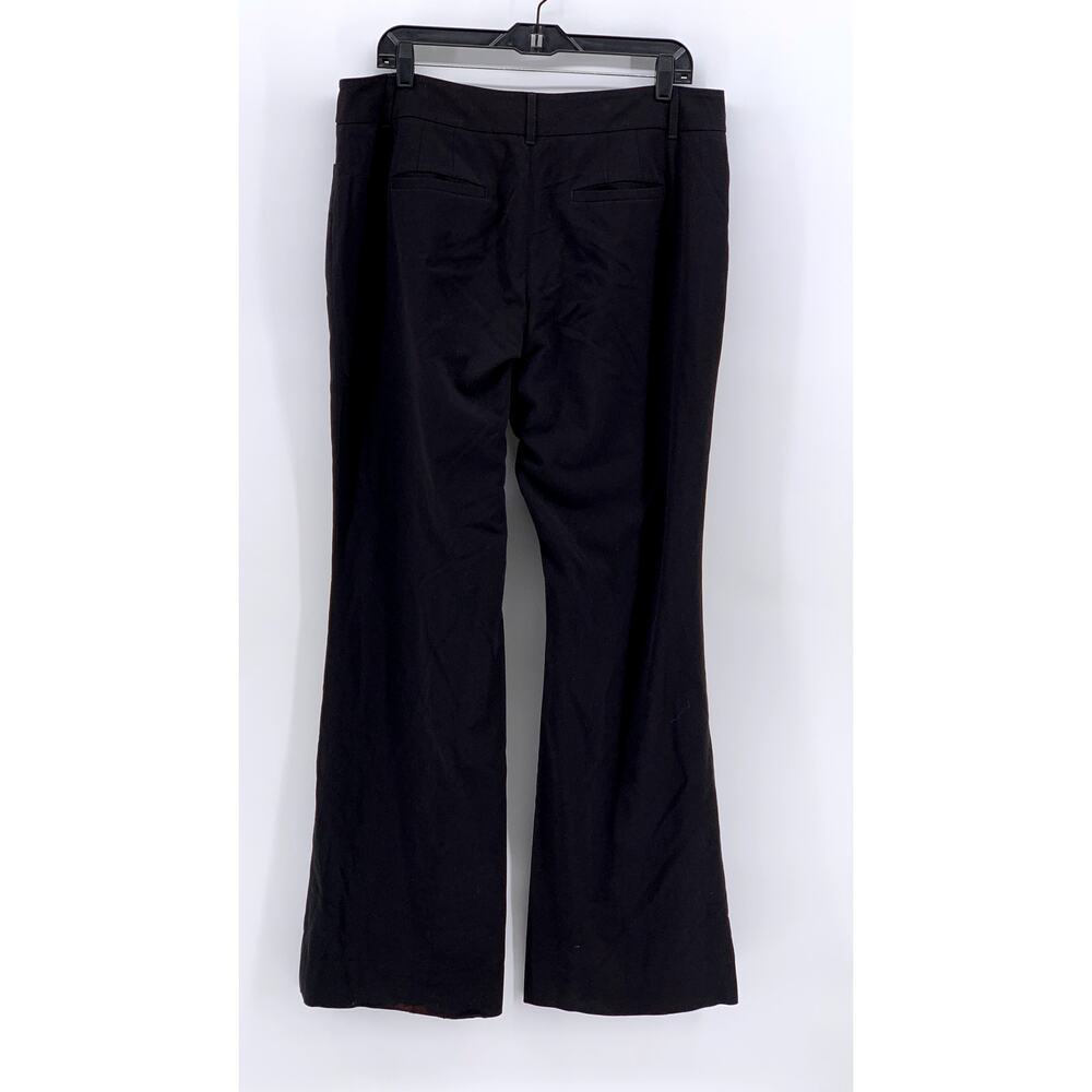 WHITE HOUSE BLACK MARKET Women's Black Flare Leg Pant SZ 12 - Picture 2 of 9